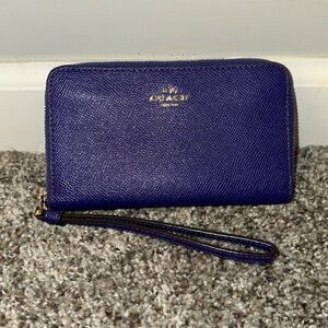 Purple Coach Wallet